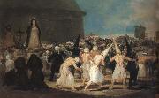 Francisco Goya The Procession oil